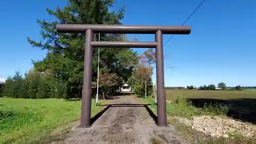 上更別神社の鳥居