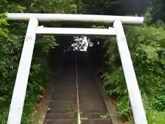 白旗神社の鳥居