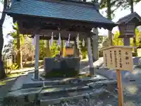 諏訪大社上社前宮の手水舎