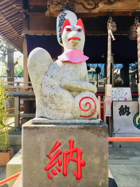 久富稲荷神社の狛犬