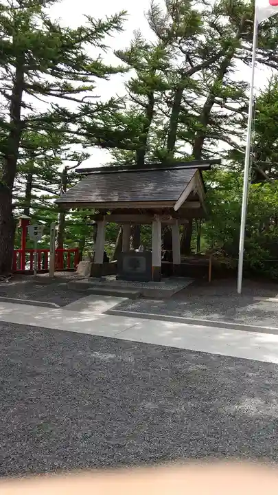 冨士山小御嶽神社の手水舎