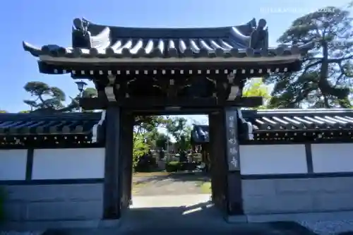 石歴山　妙勝寺の山門