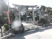 乃伎多神社(高月町東阿閉)の鳥居