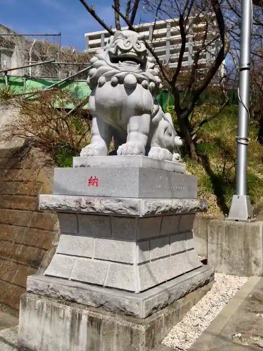 榴岡天満宮の狛犬