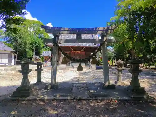 針曽根八幡社の鳥居