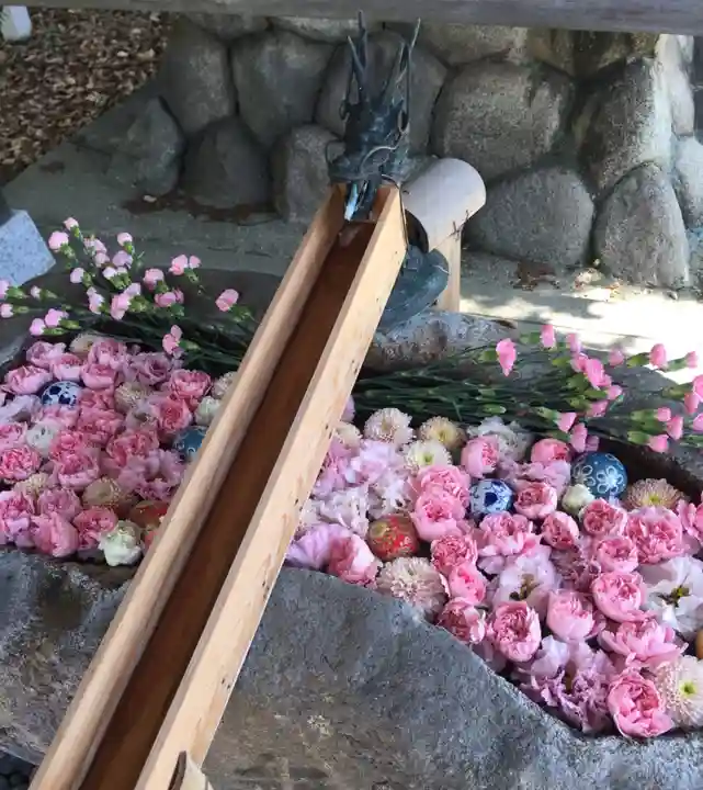 都波岐奈加等神社の手水舎