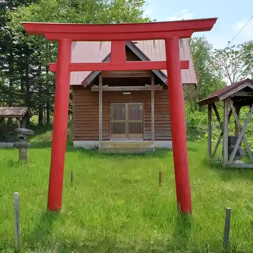 沼尻白旗神社の鳥居