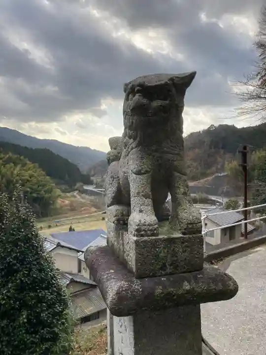明見神社の狛犬
