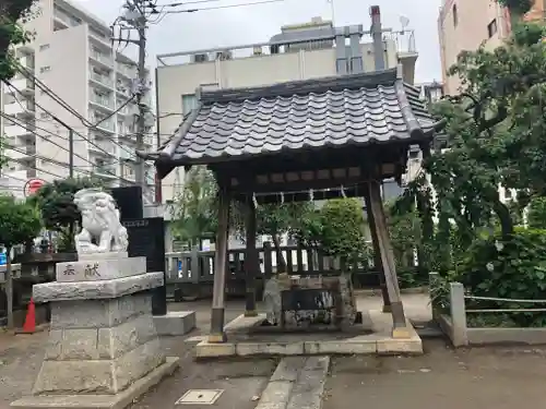 柏神社の手水舎