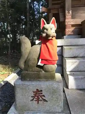 阿夫利神社の狛犬