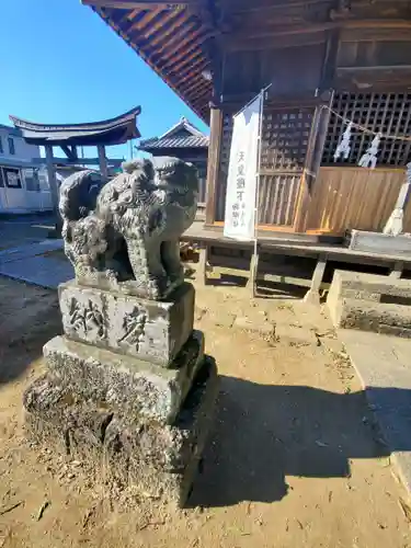 東箭神社の狛犬