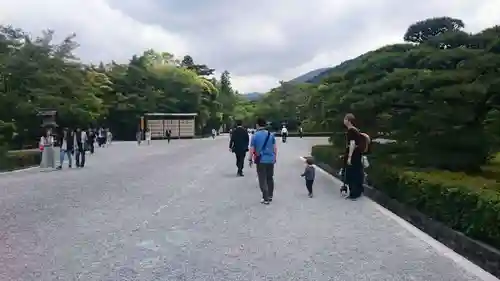 伊勢神宮内宮（皇大神宮）の庭園