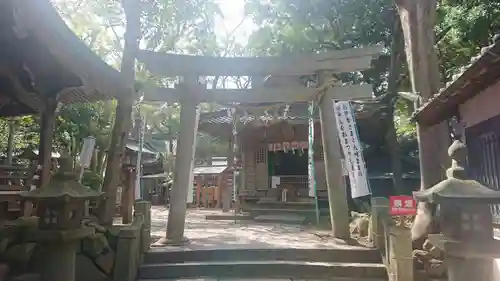 八百富神社の鳥居