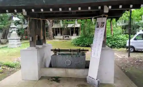 下高井戸八幡神社の手水舎