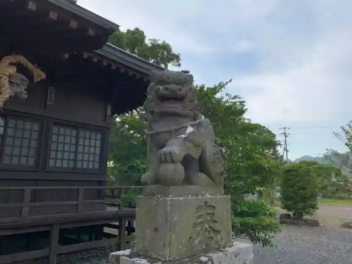吉保八幡神社の狛犬
