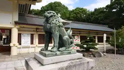 愛知縣護國神社の狛犬