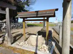 織殿神社の手水