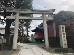 麻布氷川神社の鳥居