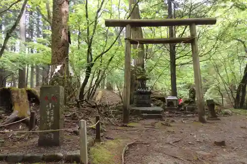 深山巴の宿の鳥居