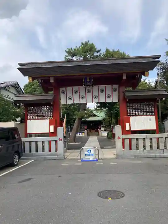 五方山熊野神社の山門・神門