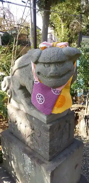 菊田神社の狛犬