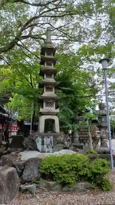 本土神社の塔