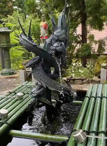 成相寺の手水舎