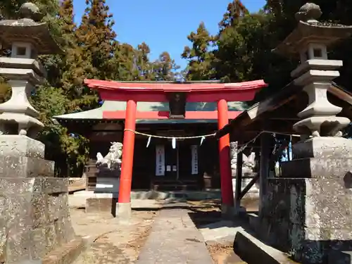 中野谷神社の鳥居