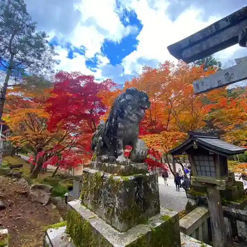 古峯神社の狛犬