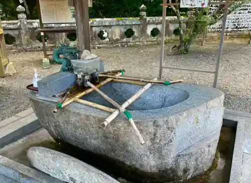 武雄神社の手水