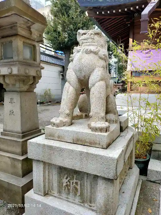 天祖神社の狛犬