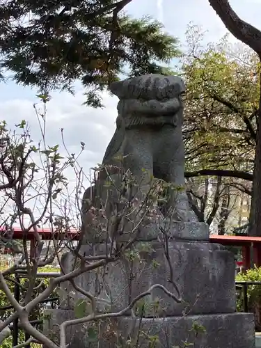 狭山八幡神社の狛犬