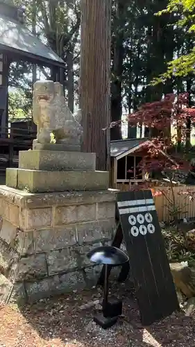 山家神社の狛犬