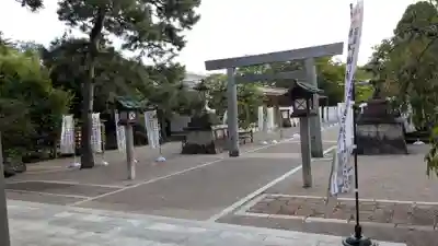 射水神社の庭園