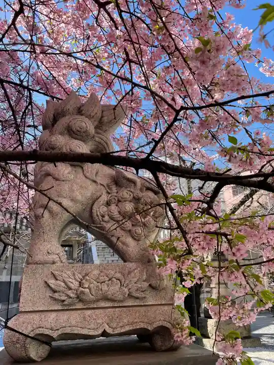 元三島神社の狛犬