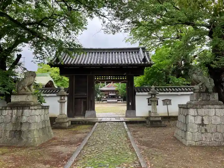 膳所神社の山門・神門