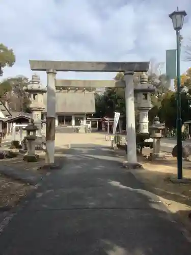 津賀田神社の鳥居