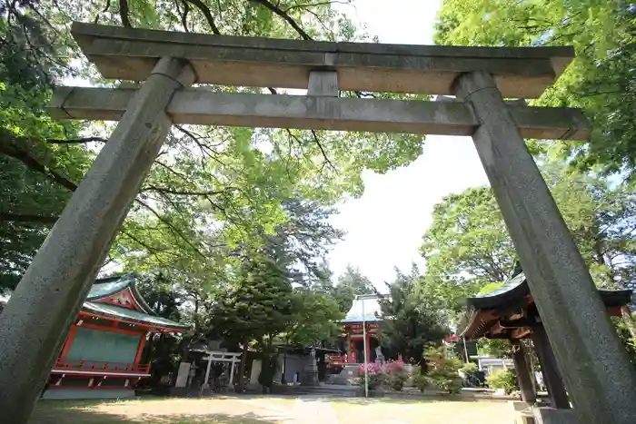 野毛六所神社の鳥居