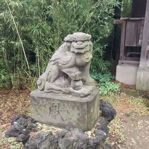 柴又八幡神社の狛犬