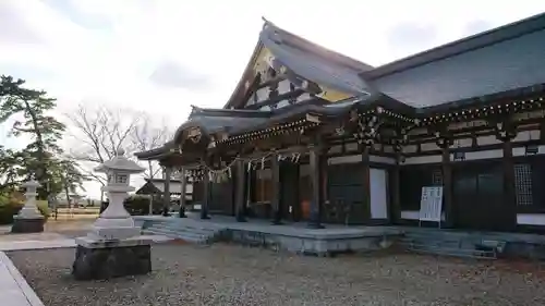 秋田県護國神社の本殿・本堂