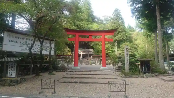 丹生川上神社(下社)の鳥居