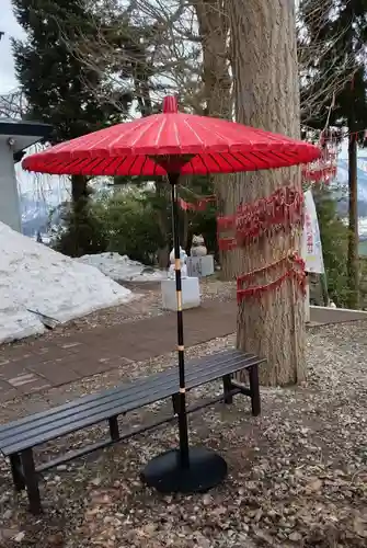 鹿角八坂神社の庭園