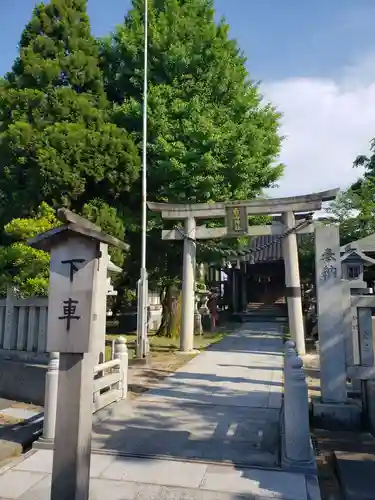 白山神社の鳥居