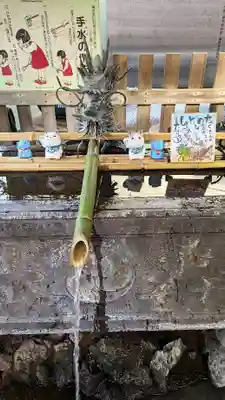 戸越八幡神社の手水舎