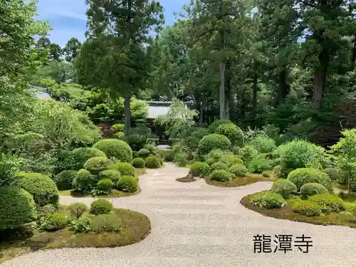 龍潭寺の庭園