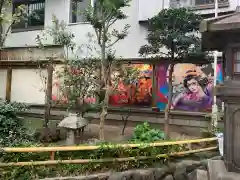 露天神社（お初天神）の庭園