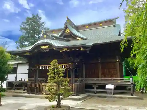 阿豆佐味天神社 立川水天宮の本殿