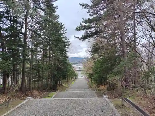 上川神社の景色