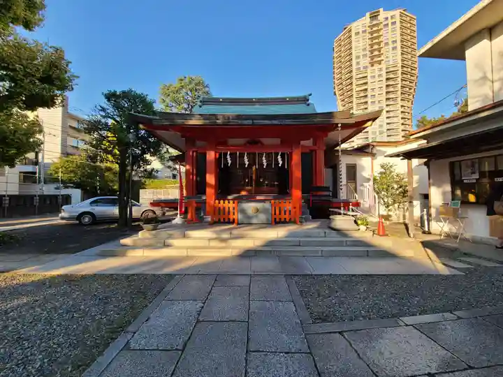 麻布氷川神社の本殿・本堂