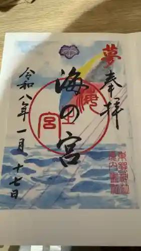 東郷神社の御朱印